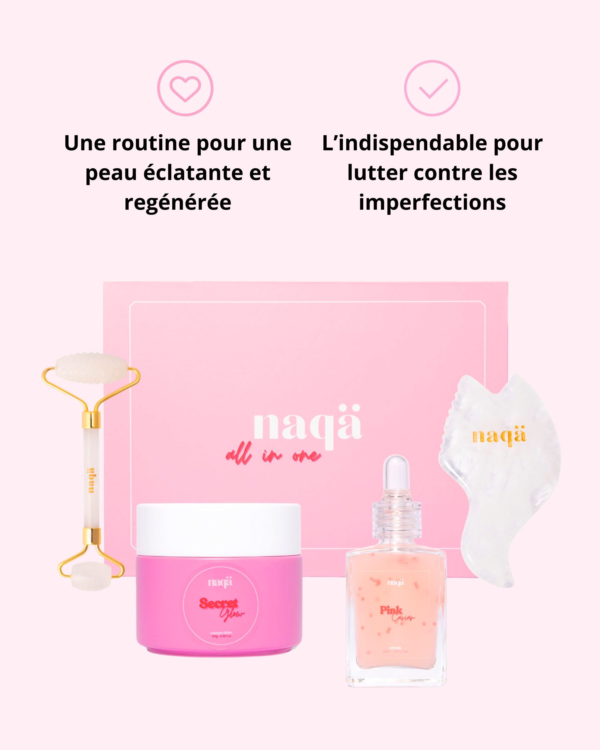 All in one : le trio skincare.