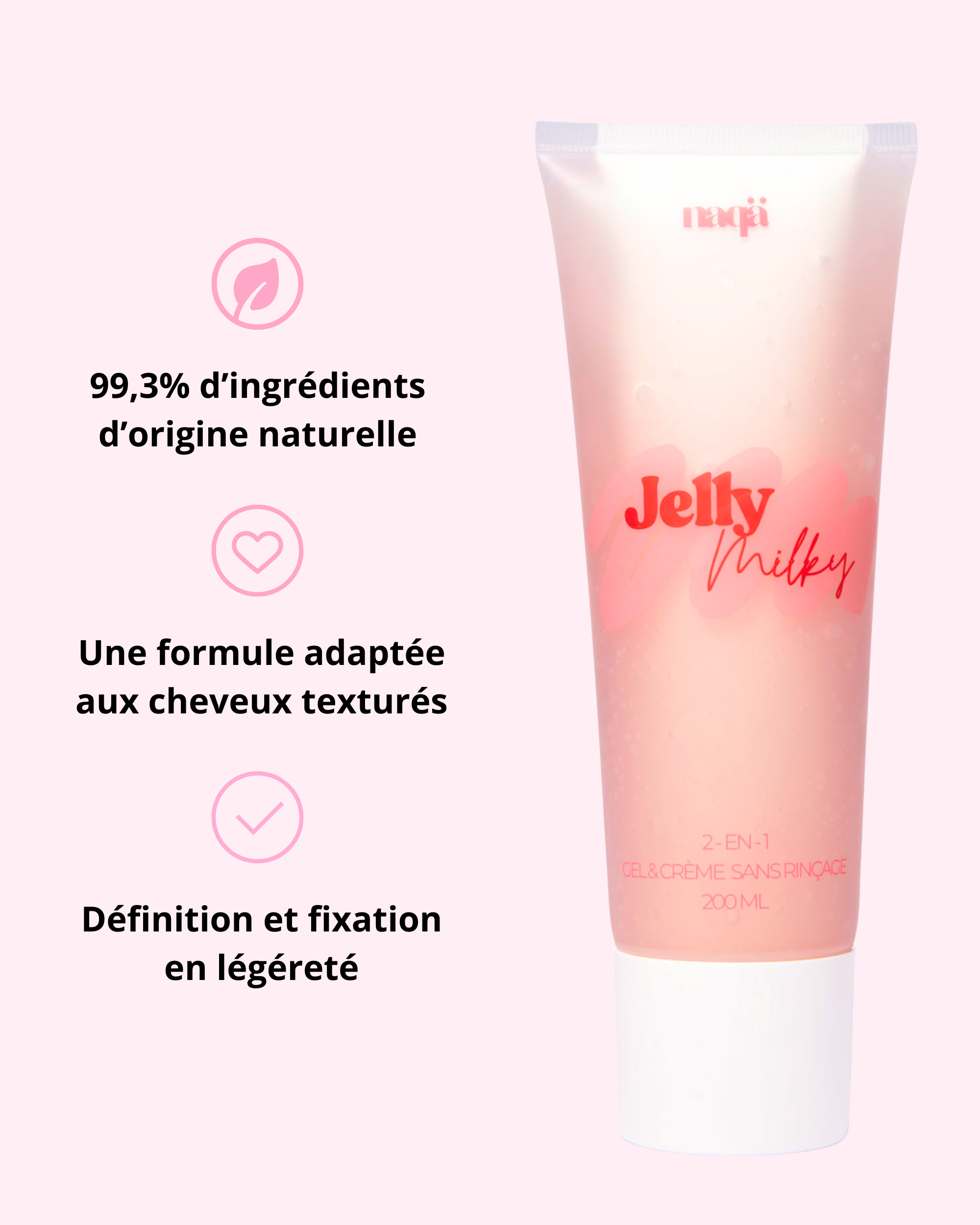 Jelly Milky : Le soin sans rinçage 2 en 1