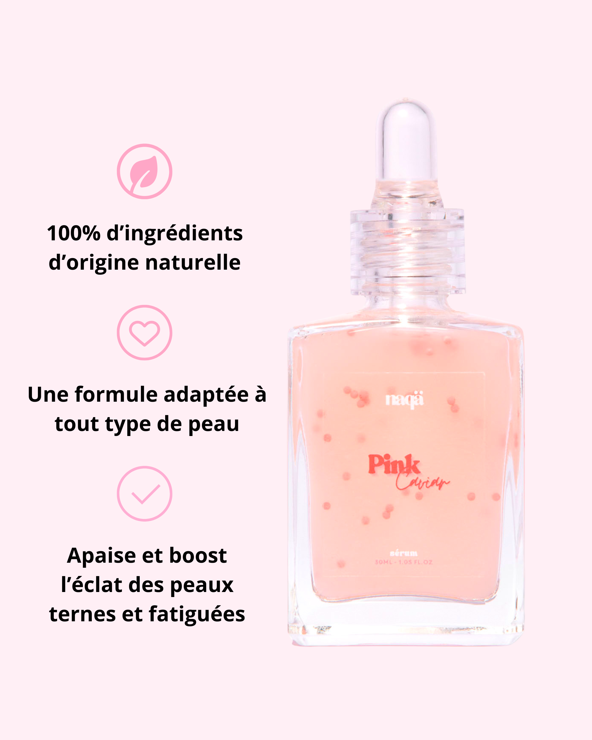 Pink Caviar : le sérum apaisant.