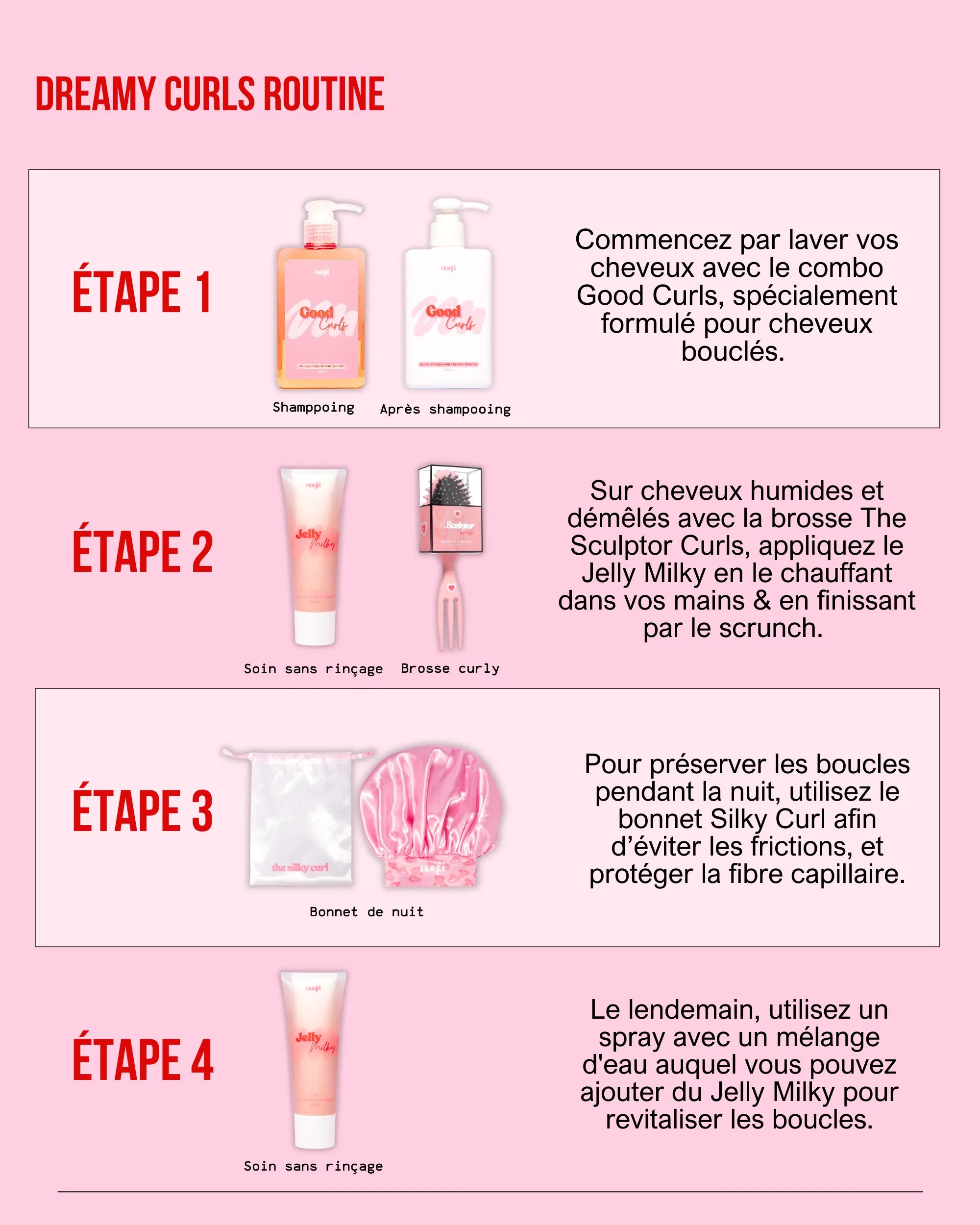 Dreamy Curls : la routine curly.