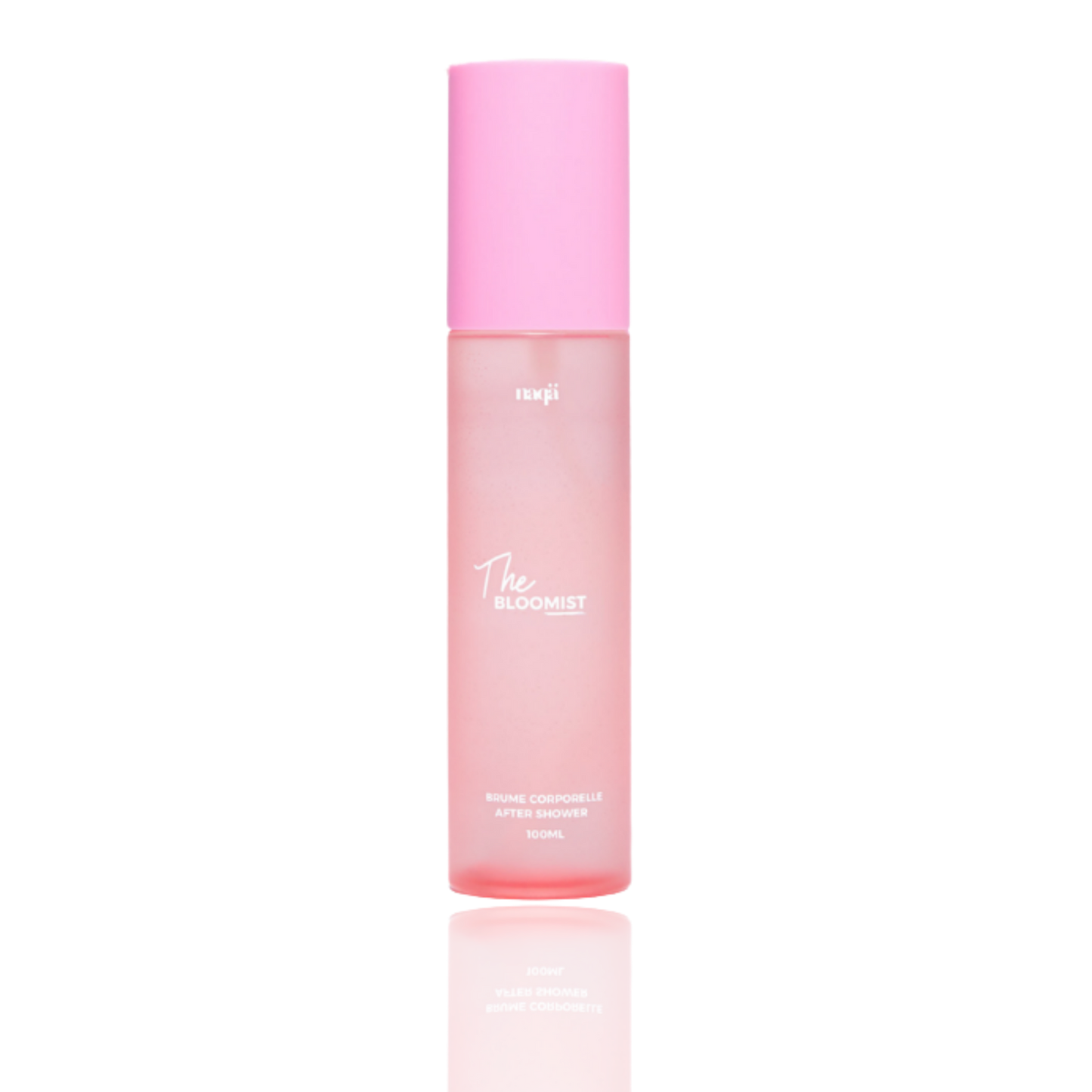 Flacon de la brume corporelle The Bloomist naqä au bouchon rose