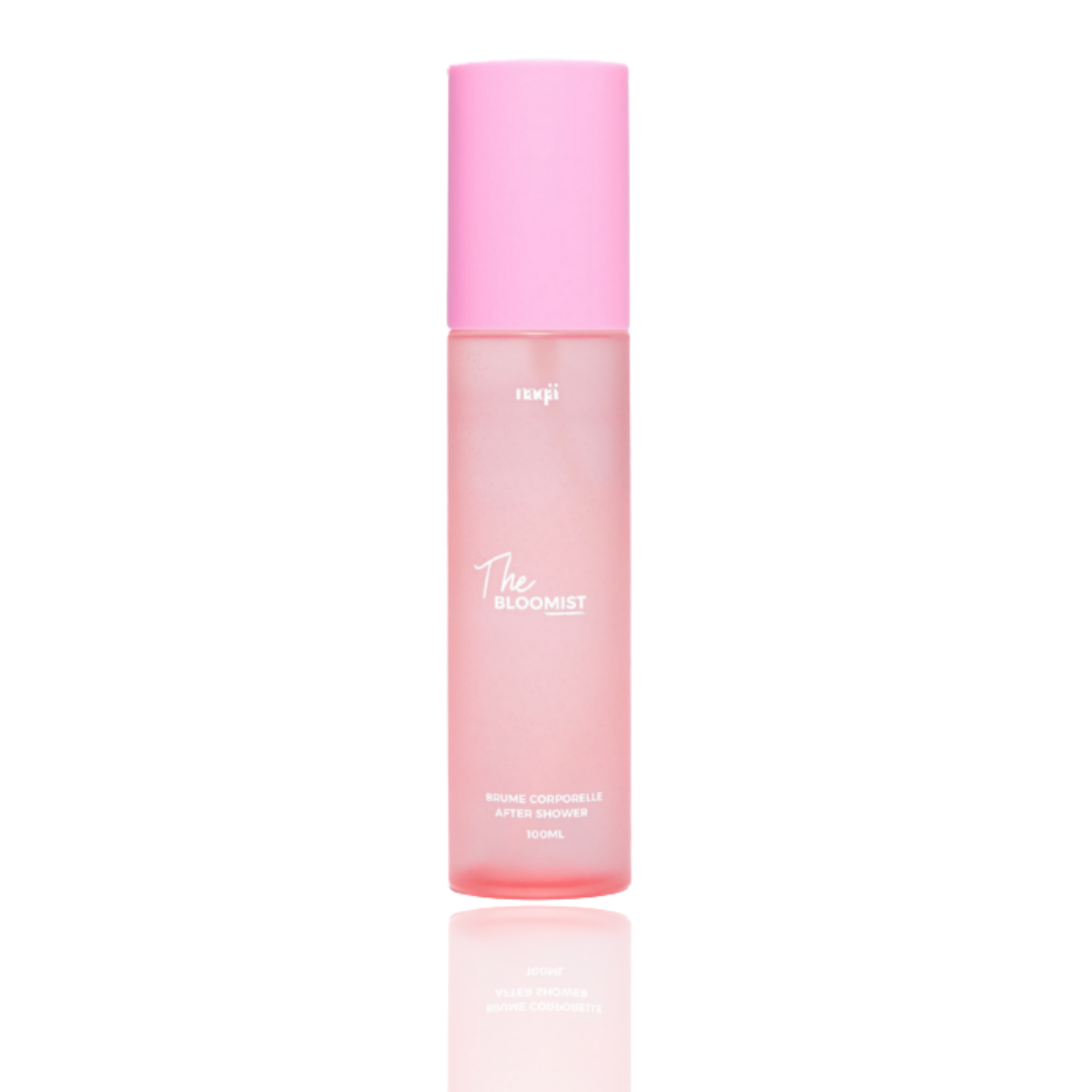 Flacon de la brume corporelle The Bloomist naqä au bouchon rose