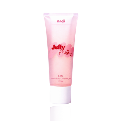 Tube du soin 2-en-1 sans rinçage Jelly Milky 200 ml naqä
