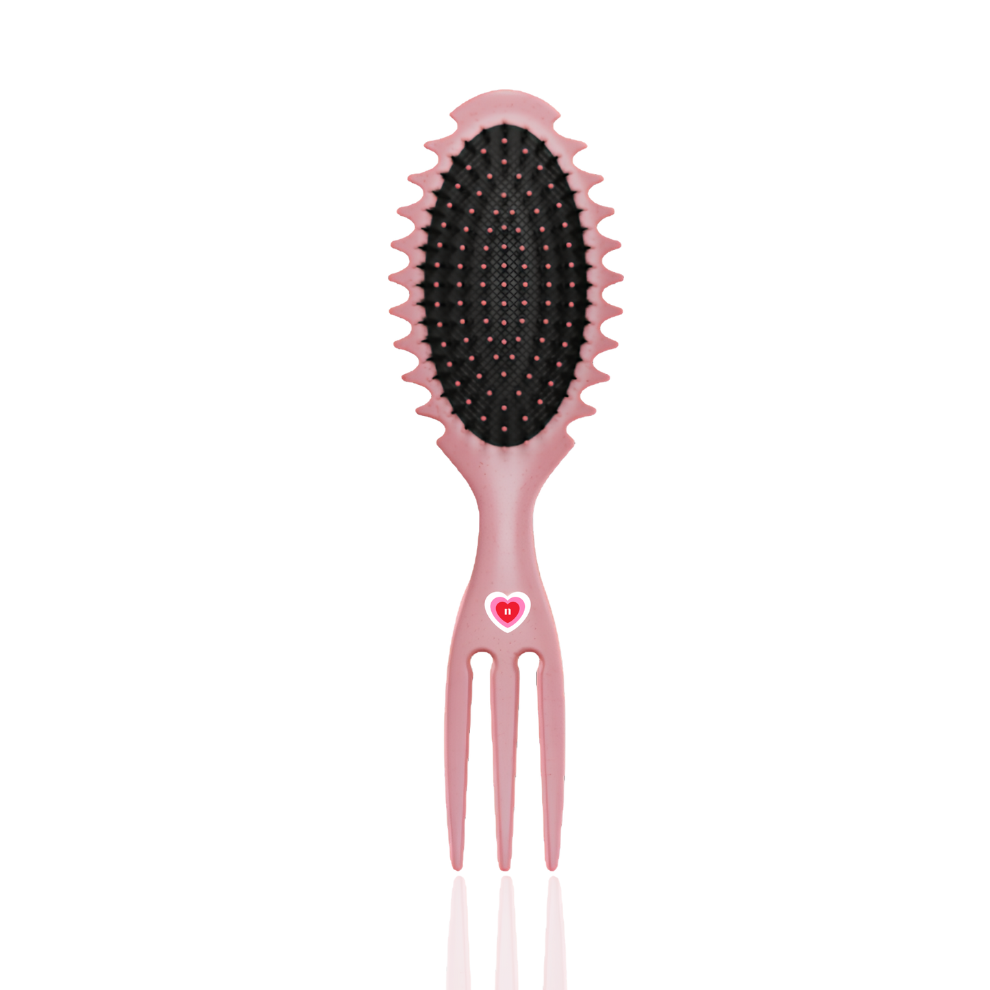 Brosse démêlante Sculptor Brush rose à picots et manche fourche