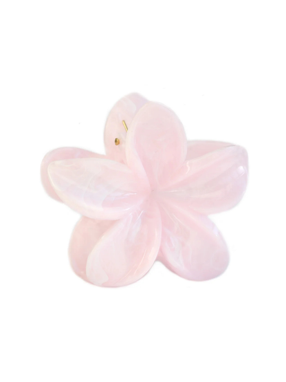 Pince fleur Vanilla Bloom rose pâle sur fond blanc