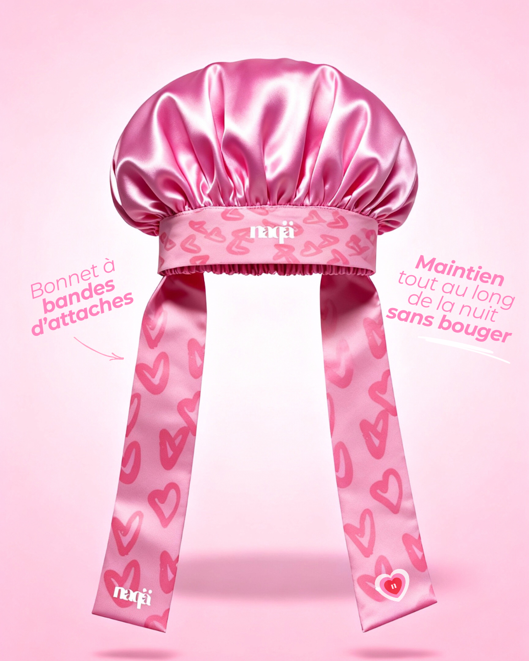 The Silky Curl : bonnet de nuit.