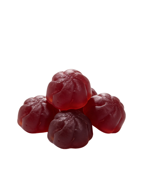 Échantillon de 2 gummies naqä rouge framboise