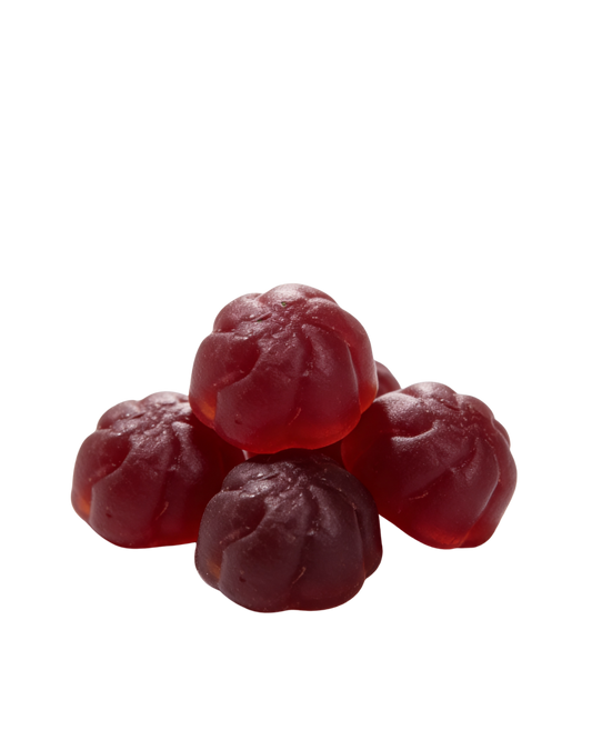 Échantillon de 2 gummies naqä rouge framboise